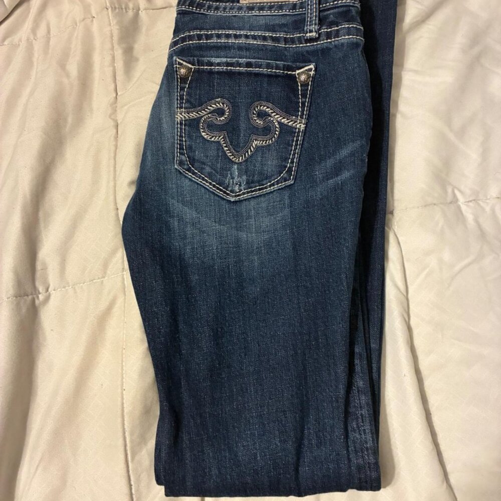 Women's Navy and Blue Jeans